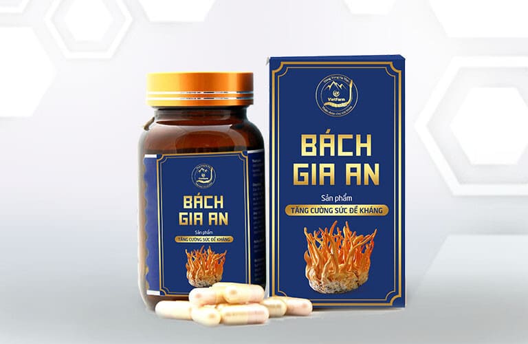 Viên uống đông trùng Bách Gia An - thực phẩm chức năng có thể làm quà tặng