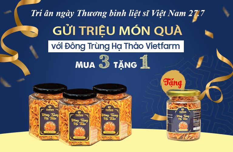 Chương trình tri ân nhân ngày thương binh liệt sĩ Việt Nam 27/7 của Đông trùng hạ thảo Vietfarm