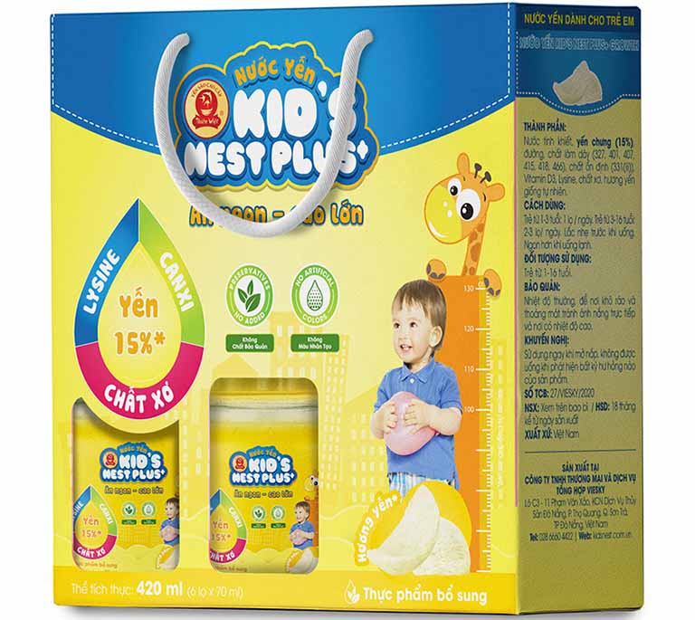 Nước yến Kid's Nest Plus+