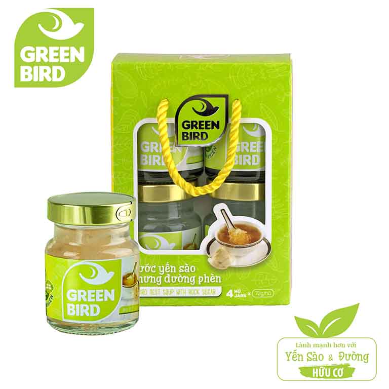 Yến sào chưng đường phèn Green Bird