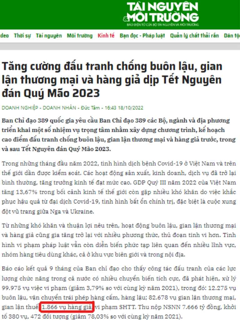 Bài táo thị trường: cảnh báo tình trạng hàng giả hàng nhái dịp Tết Nguyên đán