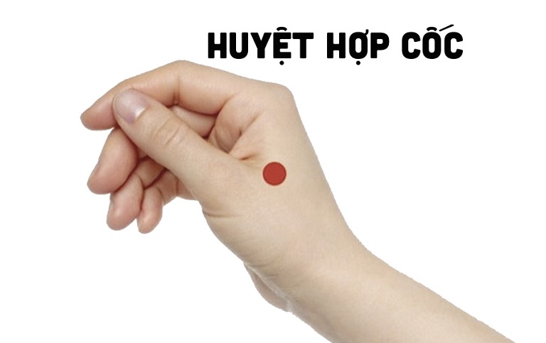 Bấm huyệt hợp cốc chữa đau nửa đầu