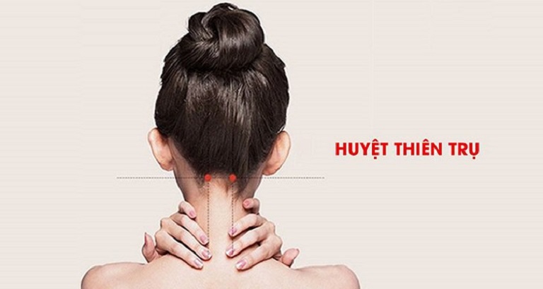 Huyệt thiên trụ giúp giảm đau đầu