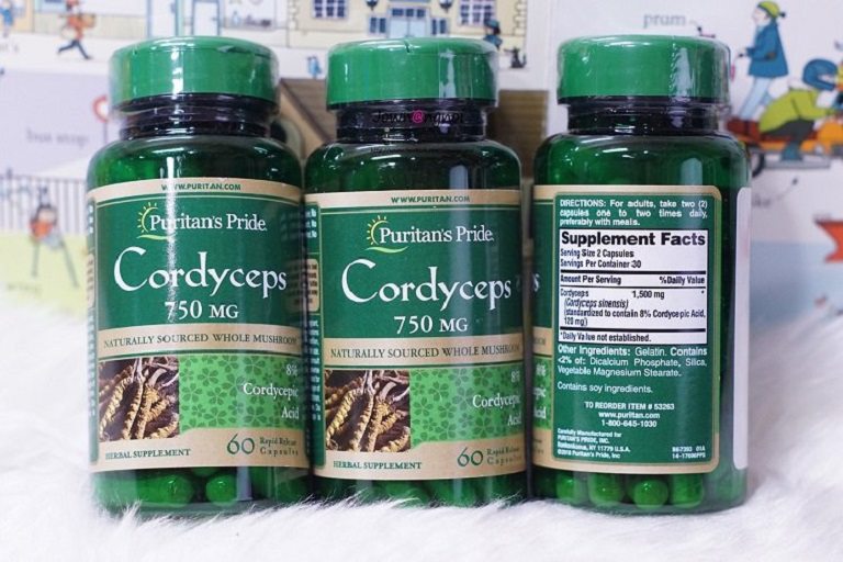 Puritan’s Pride Cordyceps Mushroom 750mg