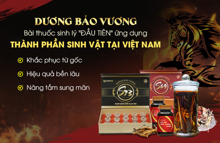 Lấy cảm hứng từ bài xuân dược cổ, Dương Bảo Vương S69 là giải pháp sinh lý đầu tiên chứa thành phần sinh vật