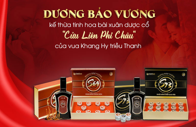 Combo giúp tăng cường sinh lý Dương Bảo Vương