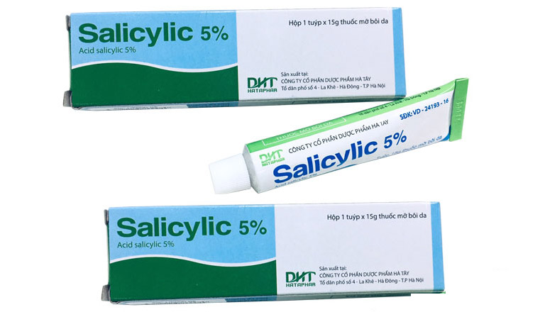 Acid Salicylic làm dịu mụn sưng đỏ