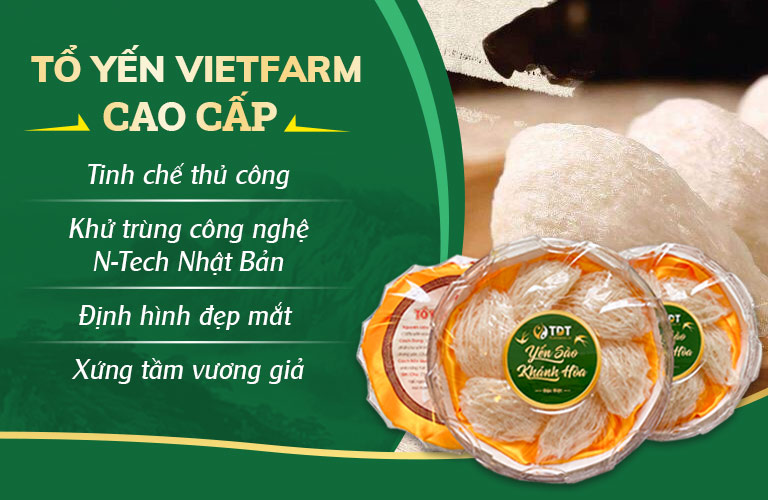 Yến sào Vietfarm thượng hạng