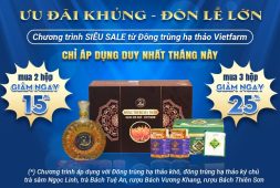 Đông trùng hạ thảo Vietfarm tung ưu đãi cực sốc đến quý khách hàng